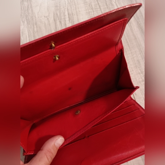Louis Vuitton Vernis Porte Trevor International Wallet RED - Picture 9 of 14